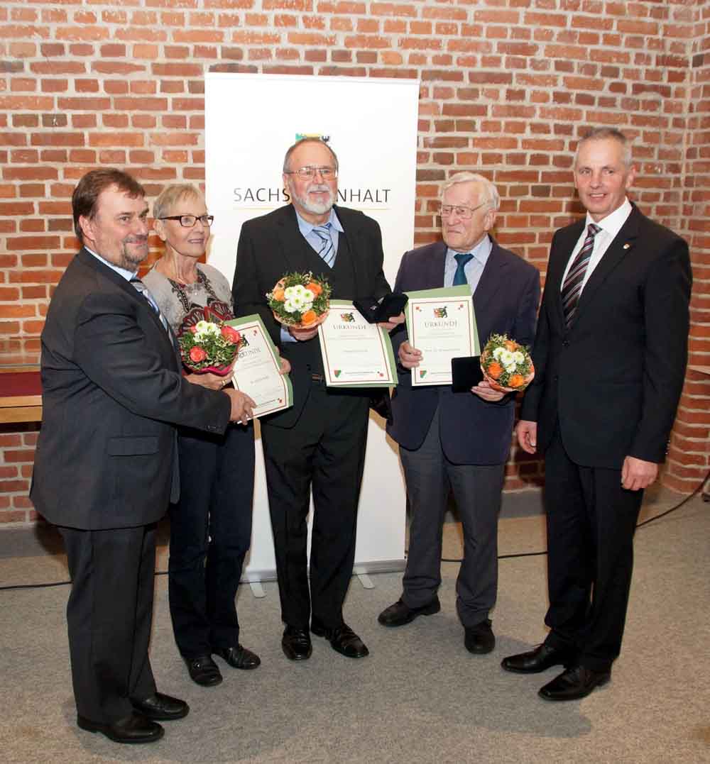 Verleihung der Ehrennadel des Anhaltischen Heimatbundes 2016